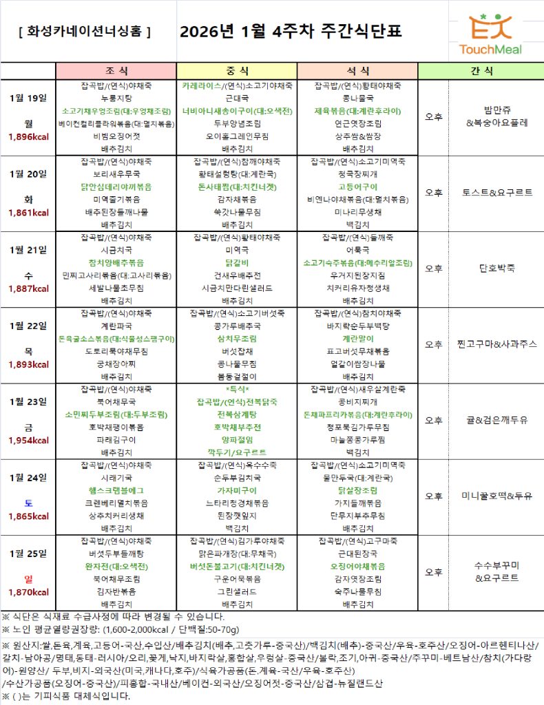 1월 19일(월)~1월 25일(일) 식단표입니다.png